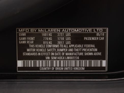Used 2018 McLaren 720S Performance RWD image 21