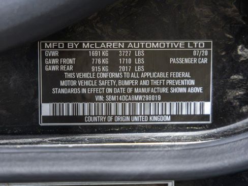 Used 2021 McLaren 720S Performance RWD image 58