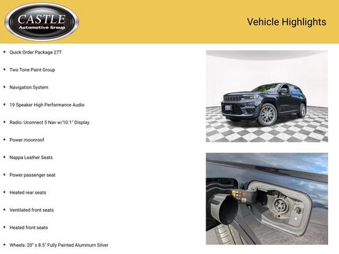 Used 2022 Jeep Grand Cherokee Summit AWD/4WD image 4