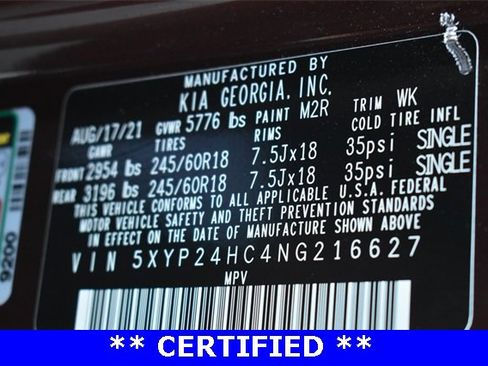 Certified 2022 Kia Telluride LX image 34