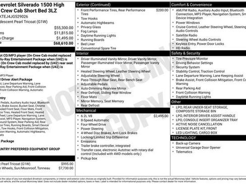 Used 2018 Chevrolet Silverado 1500 High Country image 46