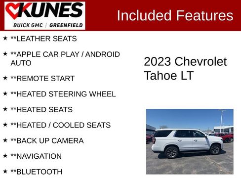 Used 2023 Chevrolet Tahoe LT w/ Luxury Package AWD/4WD image 2