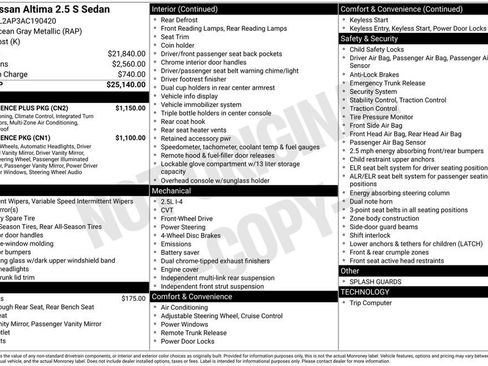 Used 2010 Nissan Altima 2.5 S w/ Convenience Plus Pkg image 11