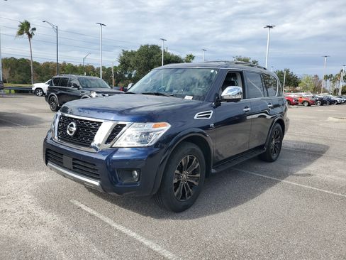 Used 2019 Nissan Armada Platinum w/ Captain's Chairs Package image 2