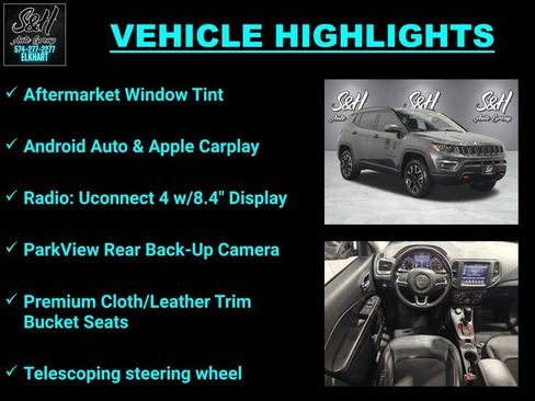 Used 2020 Jeep Compass Trailhawk AWD/4WD image 3