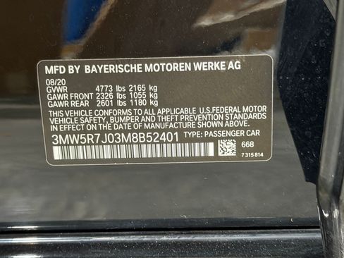 Used 2021 BMW 330i xDrive Sedan w/ Premium Package AWD/4WD image 32