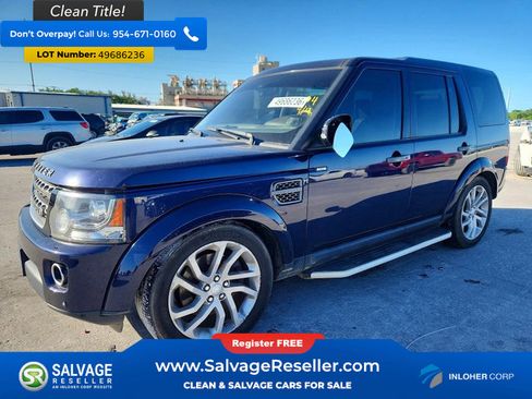 Used 2016 Land Rover LR4 HSE AWD/4WD image 1