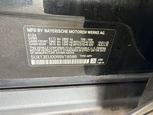 Certified 2024 BMW X5 sDrive40i w/ Parking Assistance Package RWD image 11
