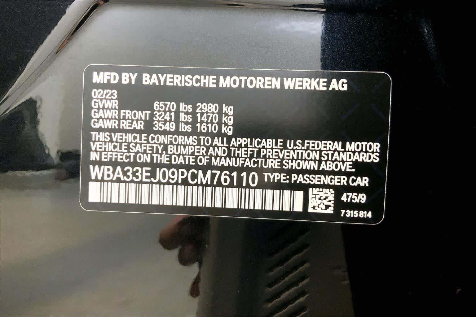 Used 2023 BMW 760i xDrive w/ Luxury Rear Seating Package AWD/4WD image 36