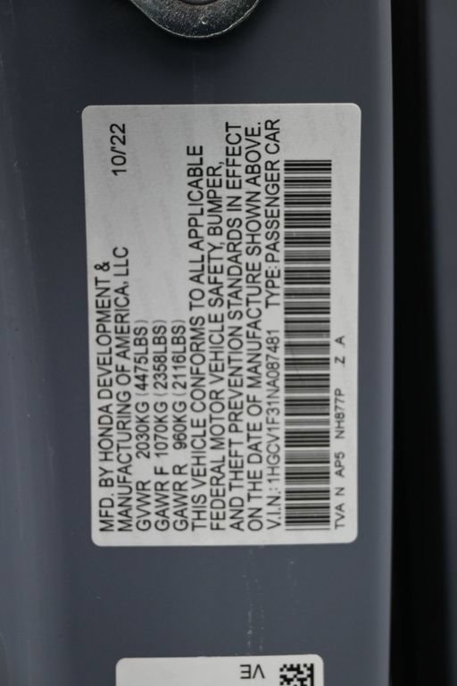 Used 2022 Honda Accord Sport image 15