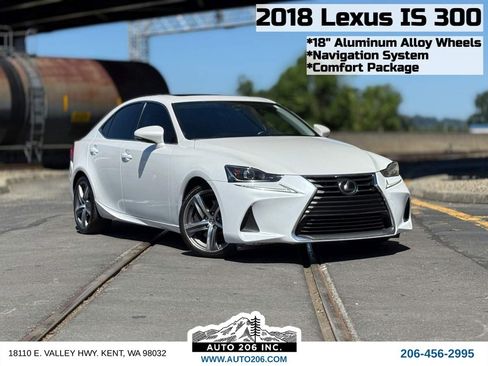 Used 2018 Lexus IS 300 w/ Comfort Package RWD image 1