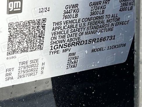 Used 2025 Chevrolet Tahoe RST image 37