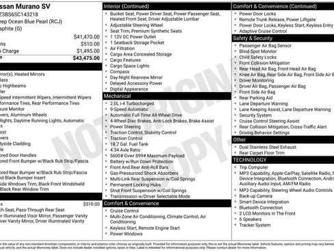 Certified 2025 Nissan Murano SV AWD/4WD image 5