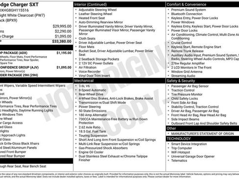 Used 2016 Dodge Charger SXT w/ Blacktop Package RWD image 15