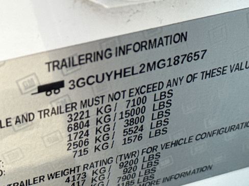 Used 2021 Chevrolet Silverado 1500 High Country w/ Technology Package image 34