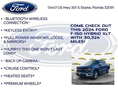 Certified 2024 Ford F150 XLT w/ Equipment Group 302A MID AWD/4WD image 10