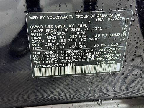 New 2026 Volkswagen Atlas SEL image 8