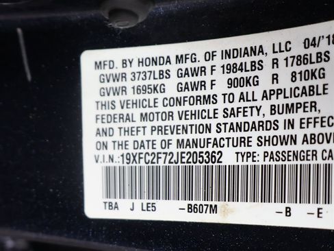 Used 2018 Honda Civic EX image 40