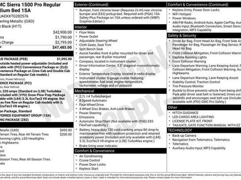 New 2026 GMC Sierra 1500 Pro w/ Pro Value Package AWD/4WD image 16