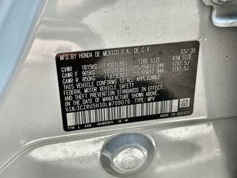 Used 2020 Honda HR-V LX image 23