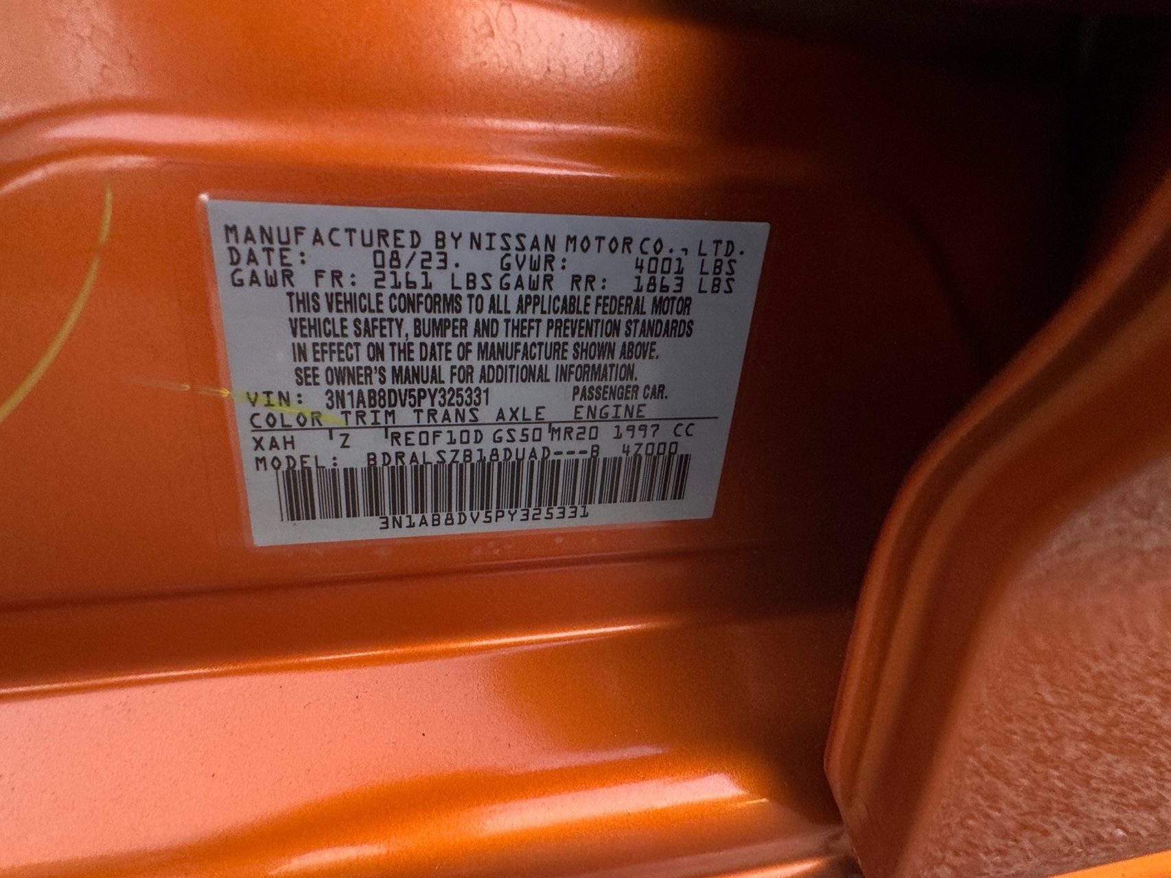 Used 2023 Nissan Sentra SR w/ SR Premium Package FWD image 34