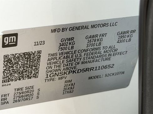 Used 2024 Chevrolet Tahoe Z71 w/ Luxury Package image 32