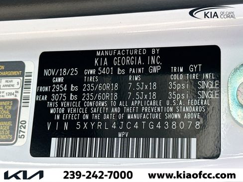 New 2026 Kia Sorento S FWD image 39