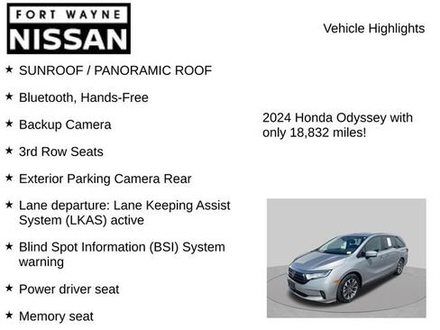 Used 2024 Honda Odyssey EX-L image 7