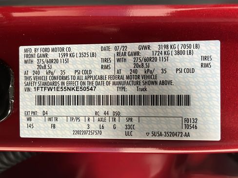 Used 2022 Ford F150 XLT w/ Equipment Group 302A High AWD/4WD image 26