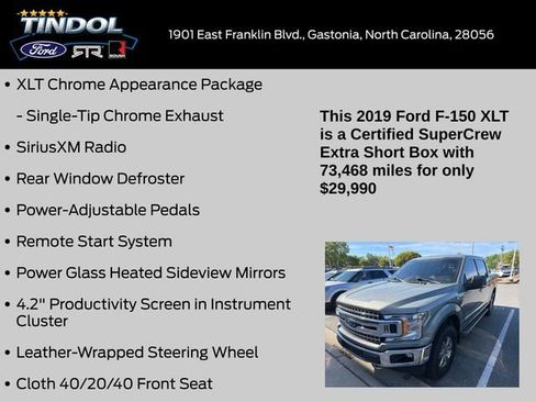 Used 2019 Ford F150 XLT w/ Equipment Group 302A Luxury image 13