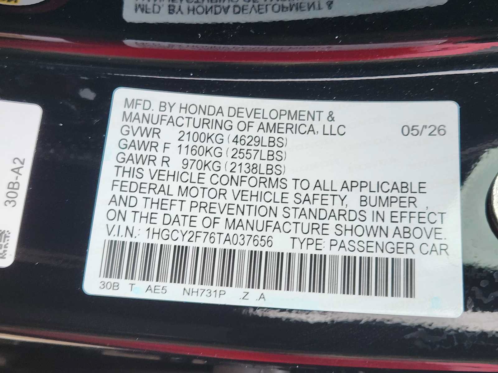 Used 2026 Honda Accord Sport image 32