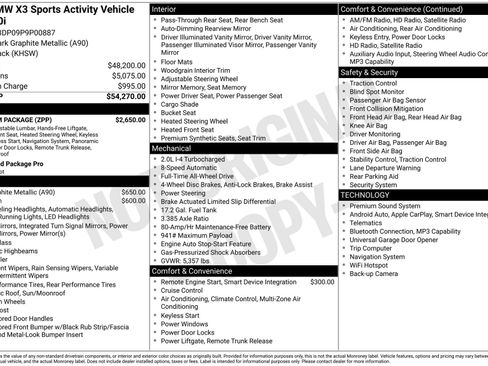 Used 2023 BMW X3 xDrive30i w/ Premium Package image 15