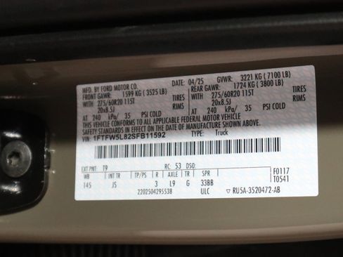 Used 2025 Ford F150 Lariat w/ Equipment Group 501A Mid AWD/4WD image 38