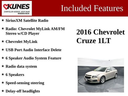 Used 2016 Chevrolet Cruze LT image 3