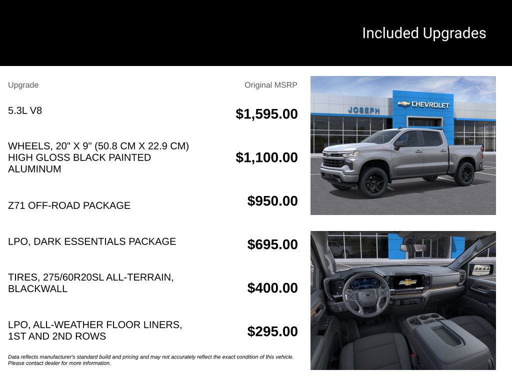 New 2026 Chevrolet Silverado 1500 RST w/ Z71 Off-Road Package AWD/4WD image 4