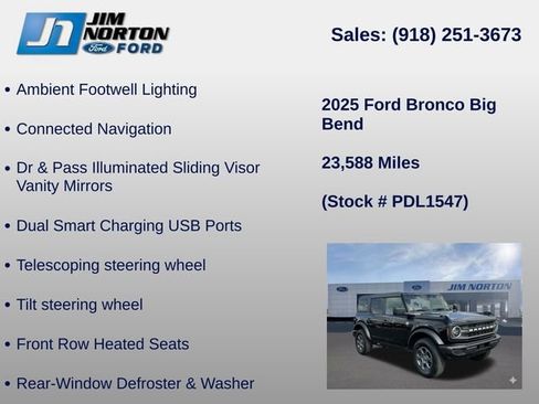 Used 2025 Ford Bronco Big Bend AWD/4WD image 38