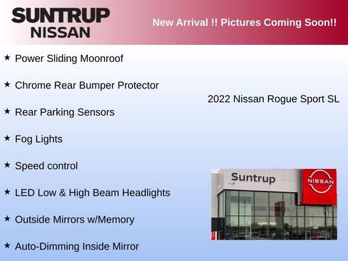 Used 2022 Nissan Rogue Sport SL w/ Premium Package AWD/4WD image 4