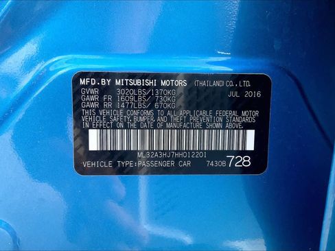 Used 2017 Mitsubishi Mirage ES image 33