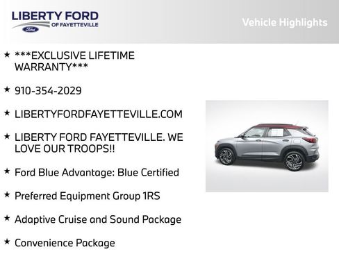 Used 2025 Chevrolet TrailBlazer RS w/ Convenience Package FWD image 5