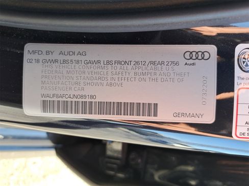 Used 2018 Audi A6 2.0T Premium w/ Cold Weather Package image 11