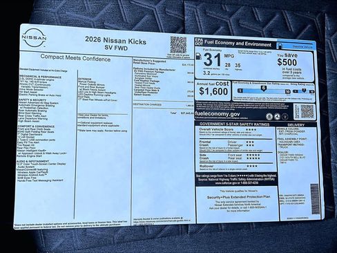 New 2026 Nissan Kicks SV image 21