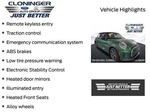 Used 2022 MINI Cooper 2-Door Hardtop FWD image 3