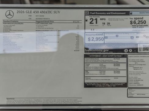 Used 2026 Mercedes-Benz GLE 450 4MATIC image 36