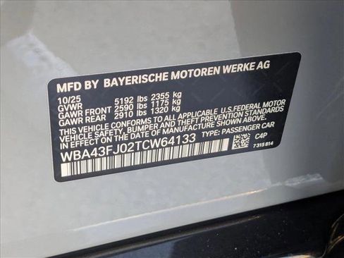 New 2026 BMW 530i w/ M Sport Package RWD image 17