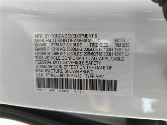 Used 2026 Honda Odyssey EX-L image 17