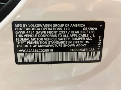 Used 2020 Volkswagen Passat 2.0T SEL image 49