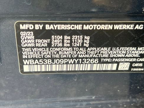 Certified 2023 BMW 540i w/ Premium Package RWD image 21