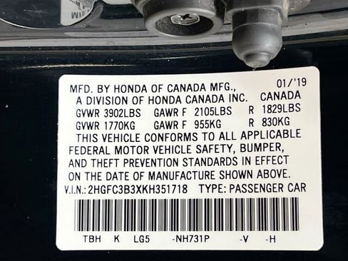 Used 2019 Honda Civic EX image 32