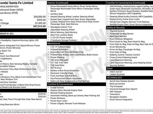 Used 2025 Hyundai Santa Fe Limited image 30