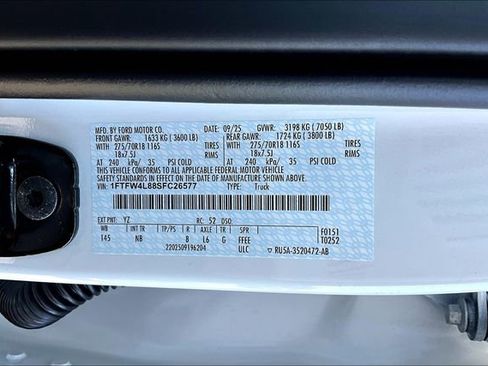 New 2025 Ford F150 Tremor w/ Equipment Group 402A High image 13